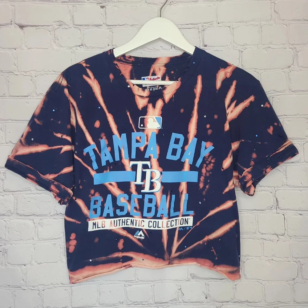 Tampa Bay Rays Crop Tee - Picture 1 of 6